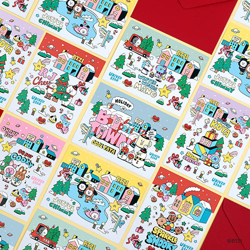 BT Town Holiday Postcard Set
