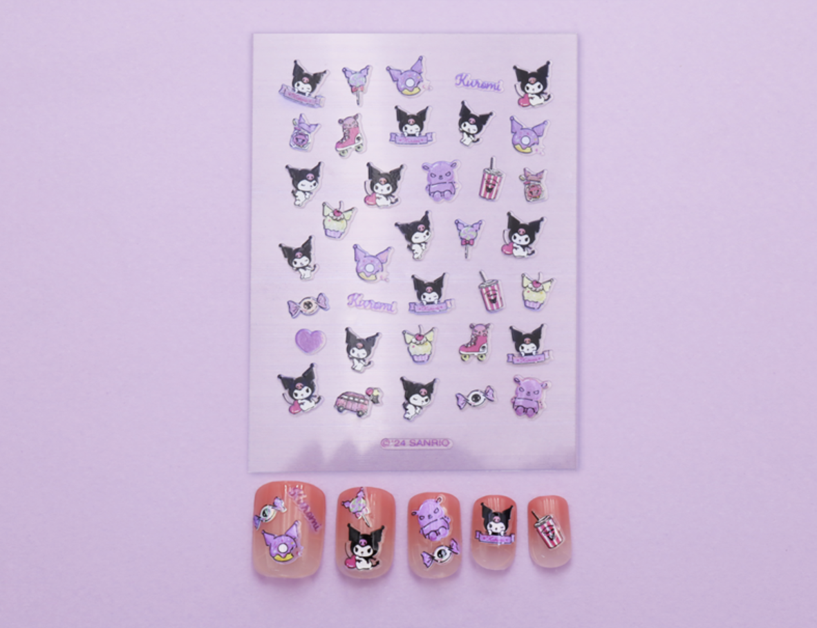 Kuromi Nail Stickers