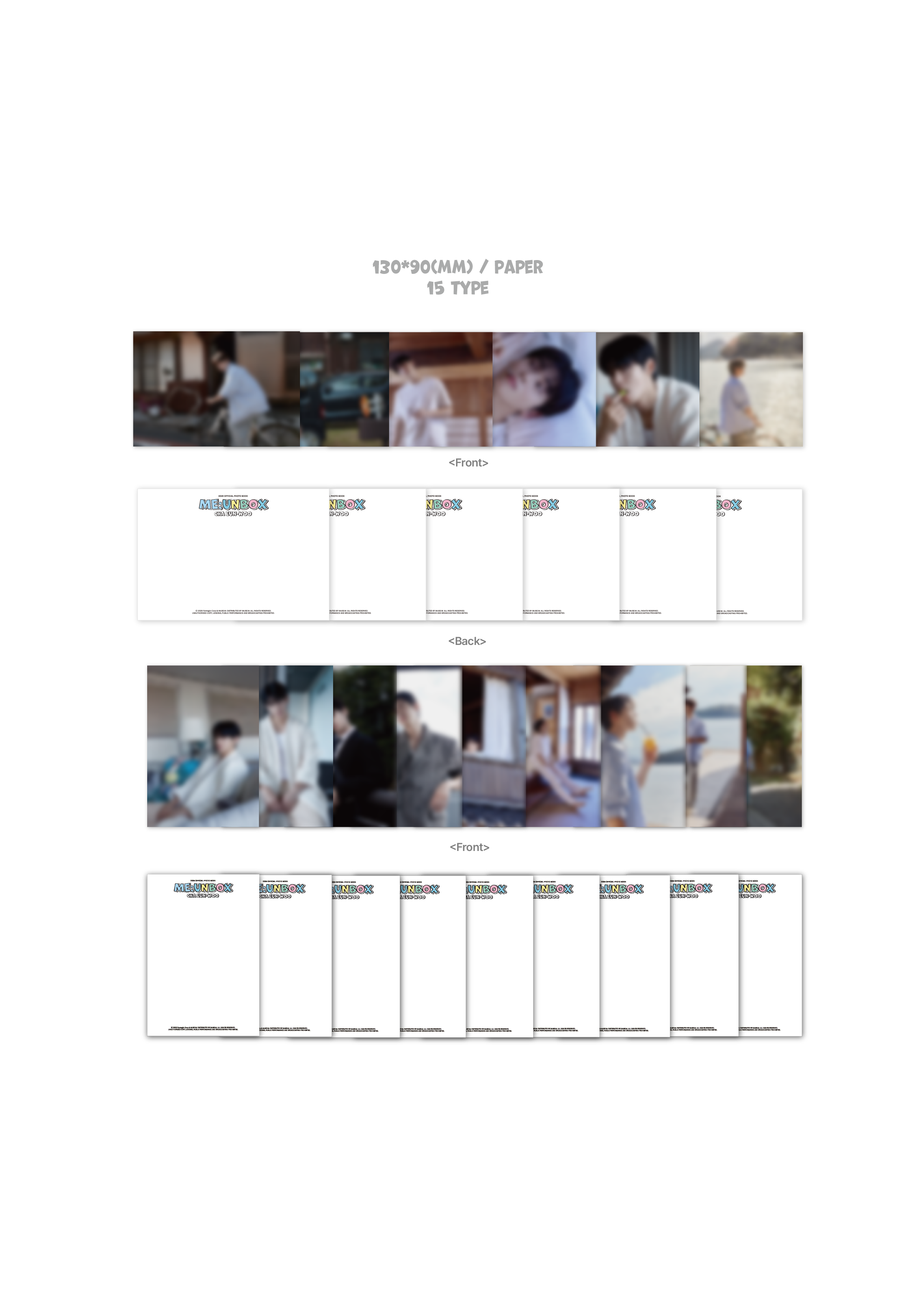 2025 Official Photo Book with VERDY | CHA EUN-WOO ME:UNBOX