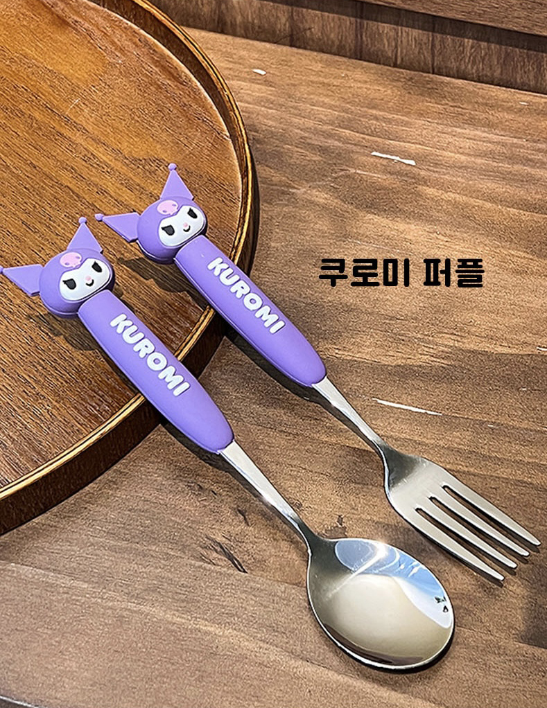 Kuromi Spoon & Fork