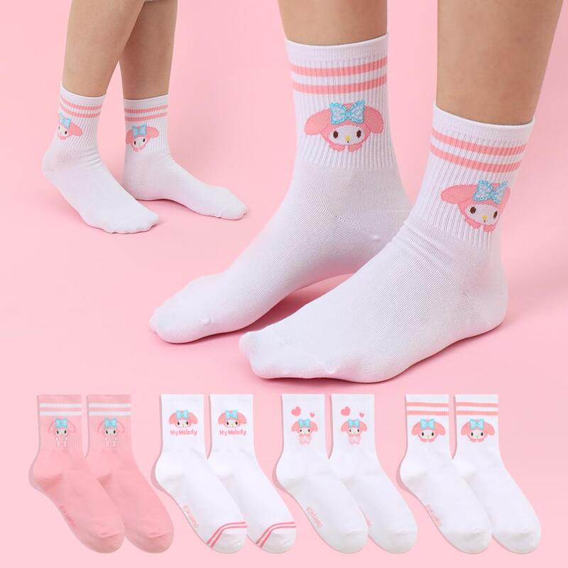 Sanrio Characters Socks 4PK