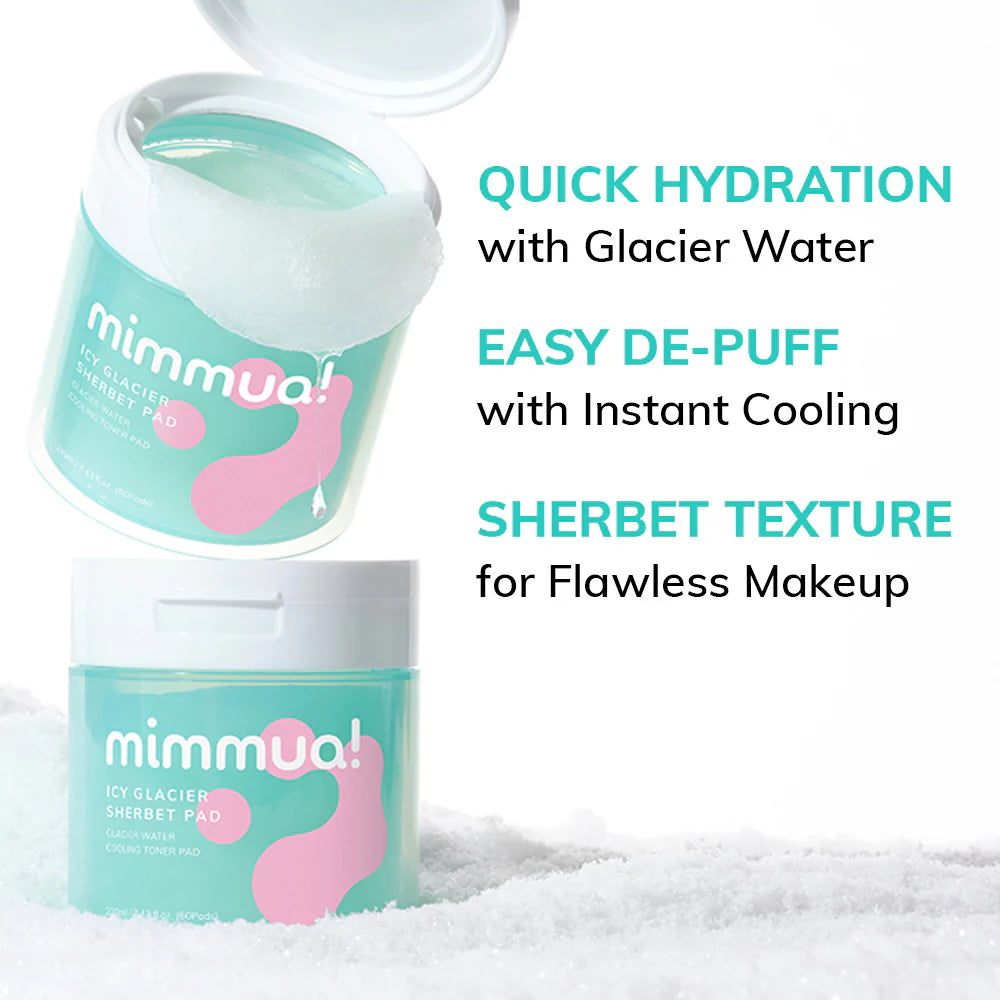 mimmua Icy Glacier Sherbet Pad 220ml (60Pads)