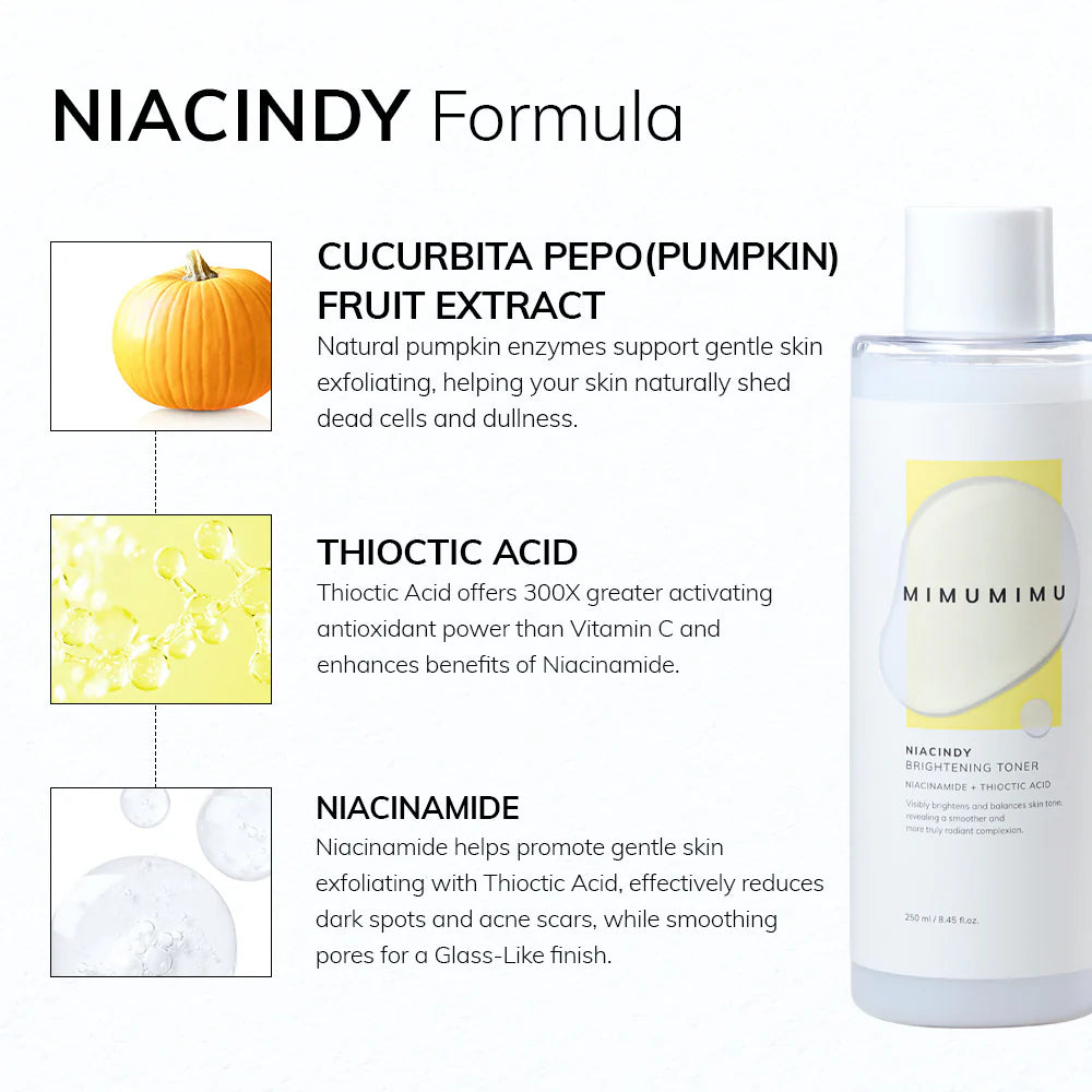 MIMU MIMU Niacindy Brightening Toner 250ml