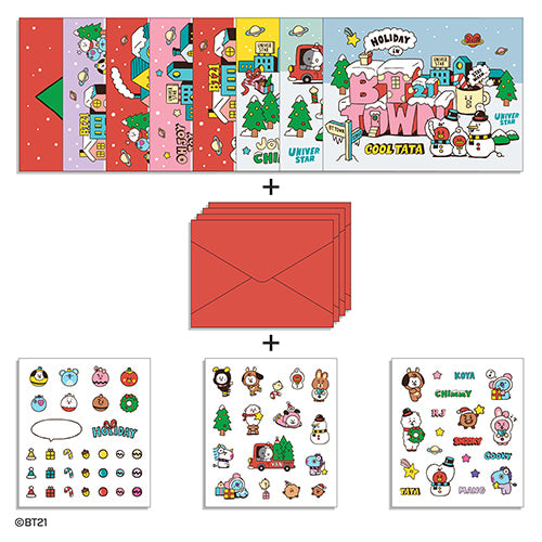 BT Town Holiday Postcard Set