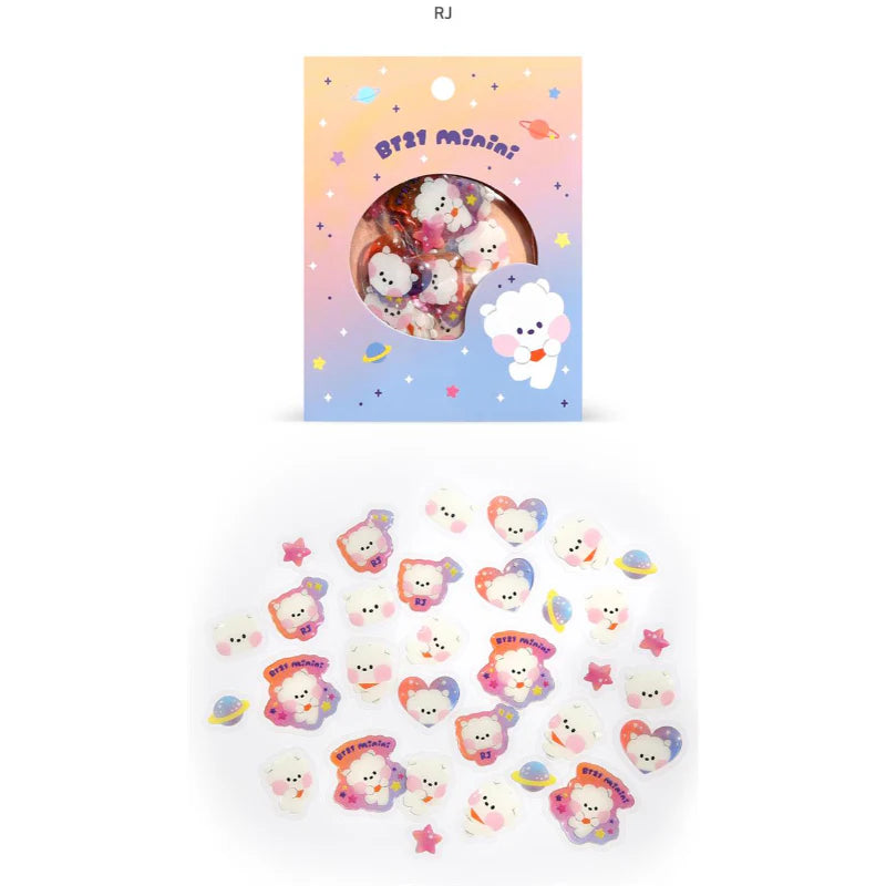 BT21 minini FLAKE STICKER PACK