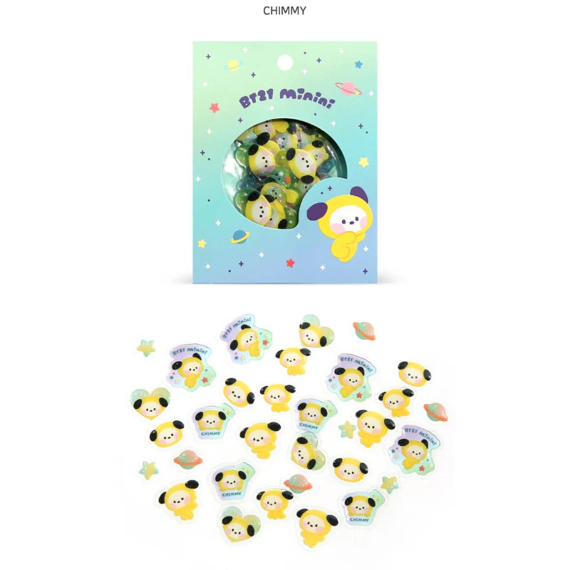 BT21 minini FLAKE STICKER PACK