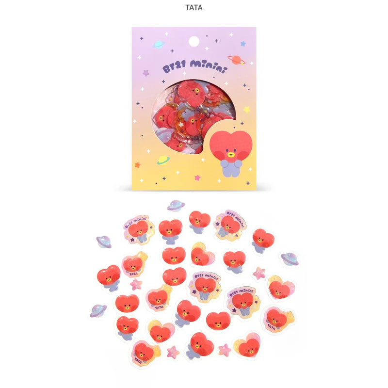 BT21 minini FLAKE STICKER PACK