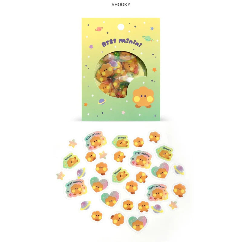 BT21 minini FLAKE STICKER PACK