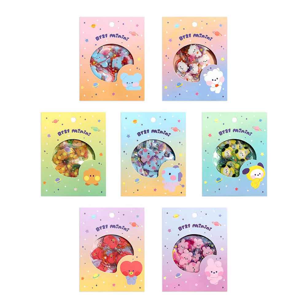 BT21 minini FLAKE STICKER PACK