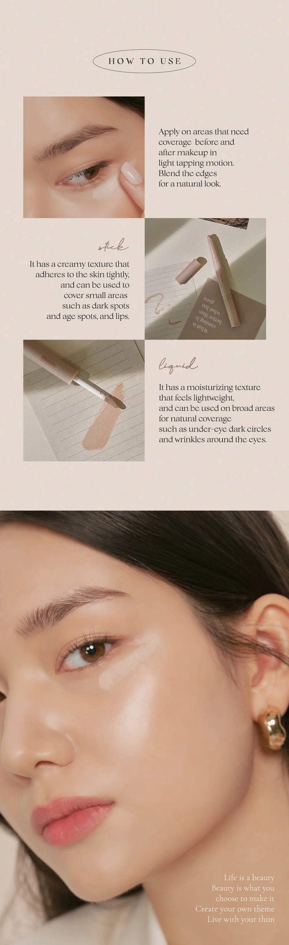 thim Skin Cover Concealer Duo 1.3g / 5g