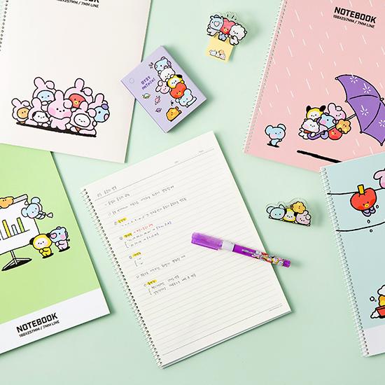 BT21 minini Spring Note