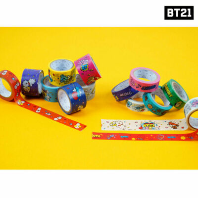 BT21 Masking Tape 15mm 30mm Set