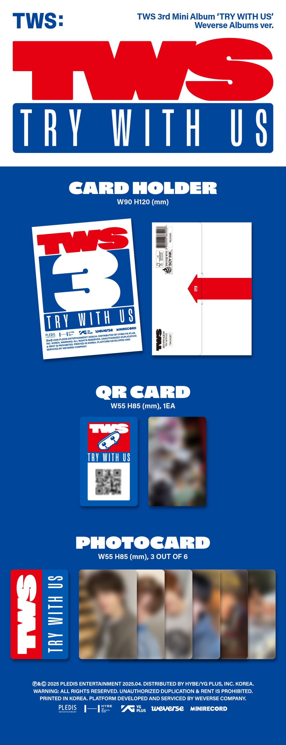 TWS 3rd Mini Album ‘TRY WITH US’ (Weverse Albums ver.)