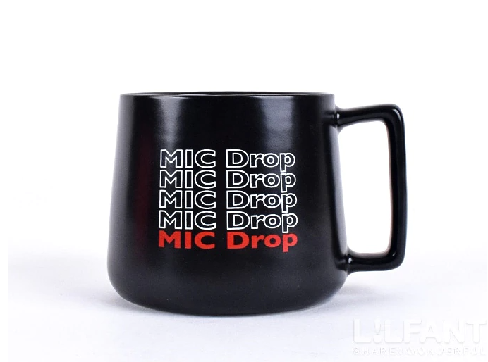 BTS MIC DROP Café Mug Black – KPOP STATION