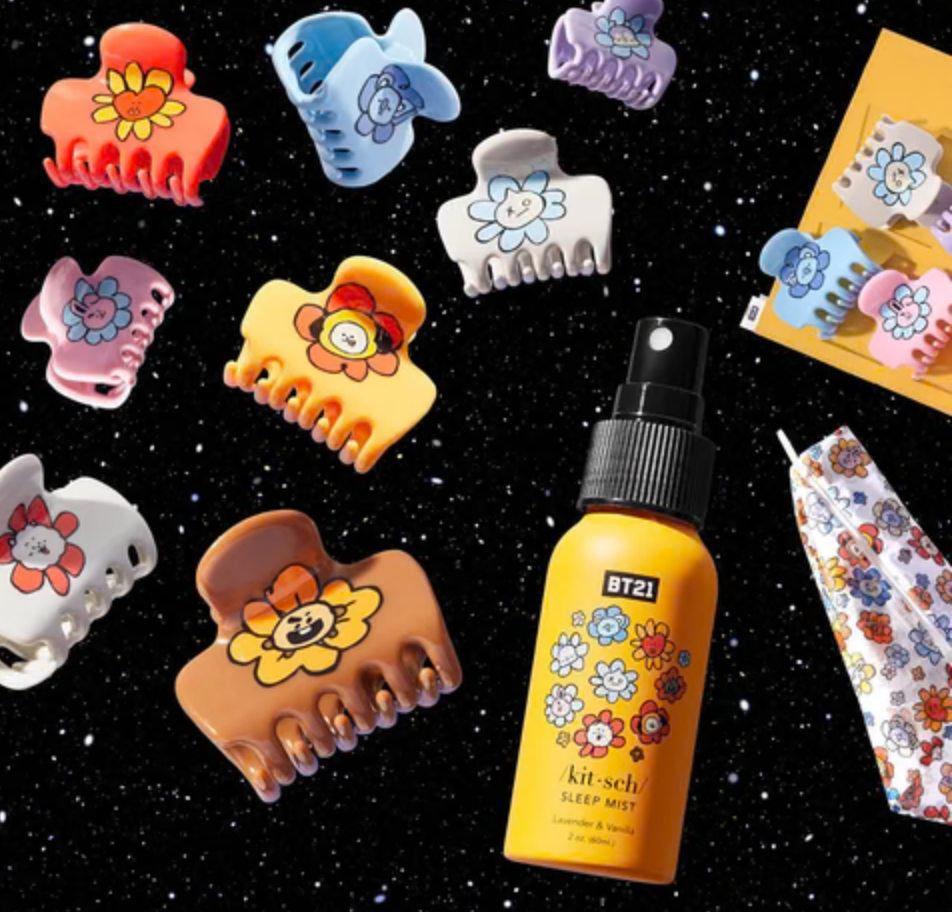 Discover the Ultimate Hair Accessory: BT21 x Kitsch Recycled Plastic P ...