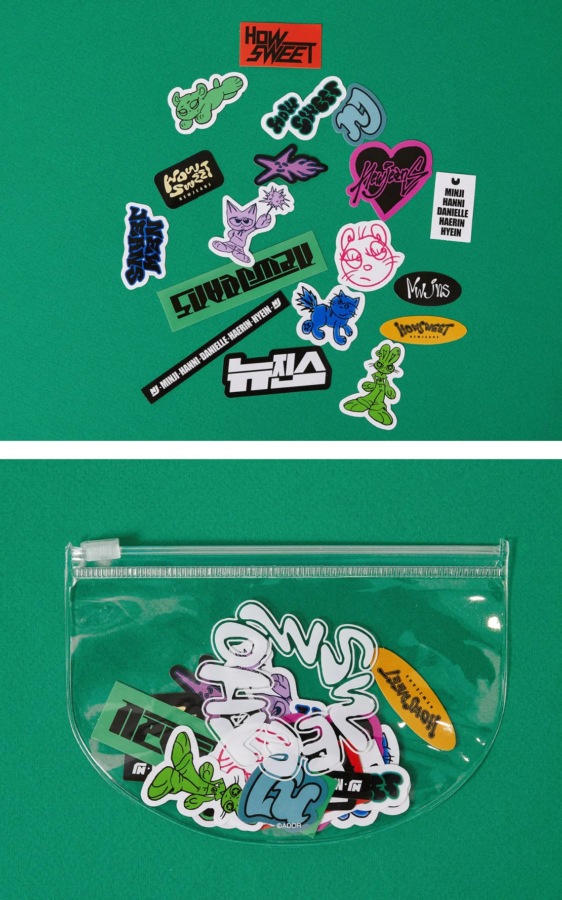 NJ How Sweet PVC Sticker Pack