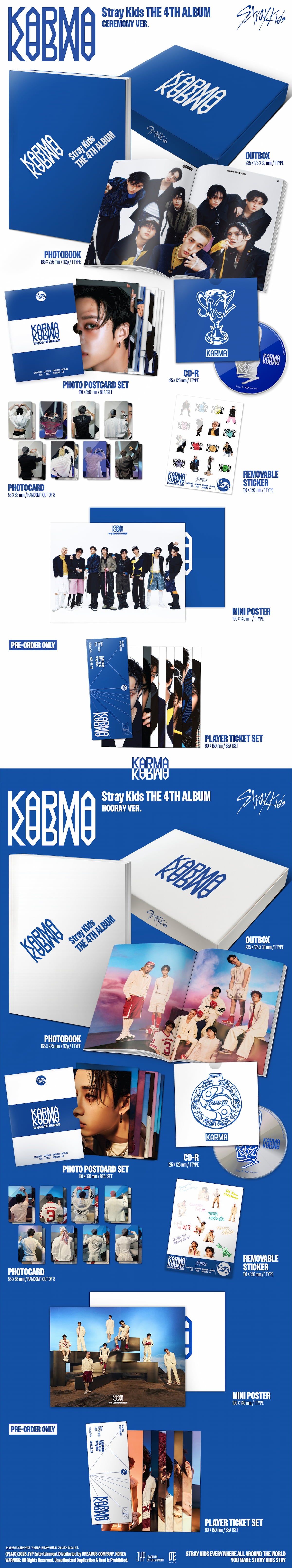 [Pre-Order] Stray Kids 4th Full Album [KARMA]