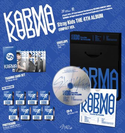 [Pre-Order] Stray kids 4th Full Album [KARMA] (COMPACT VER.)