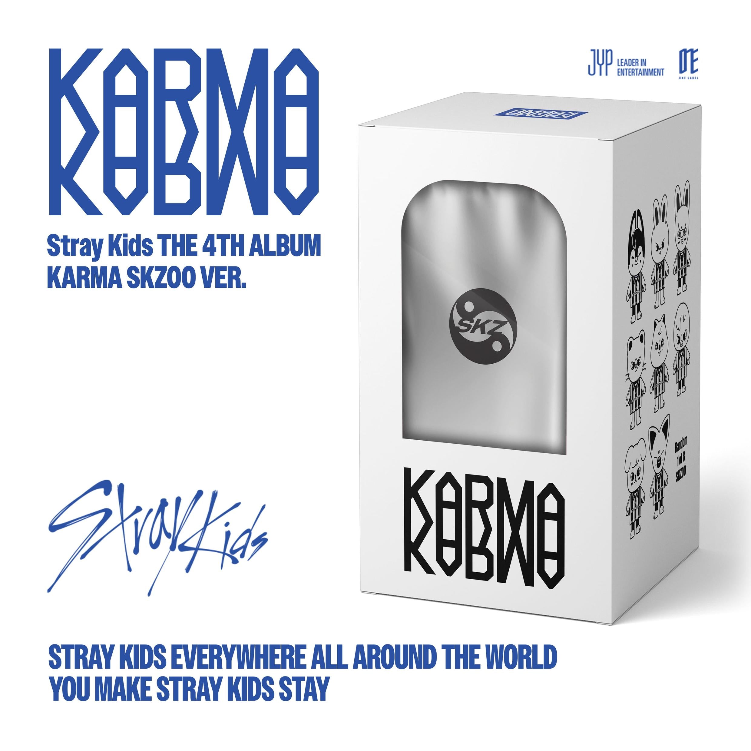 [Pre-Order] Stray kids 4th Full Album [KARMA] (SKZOO VER.)