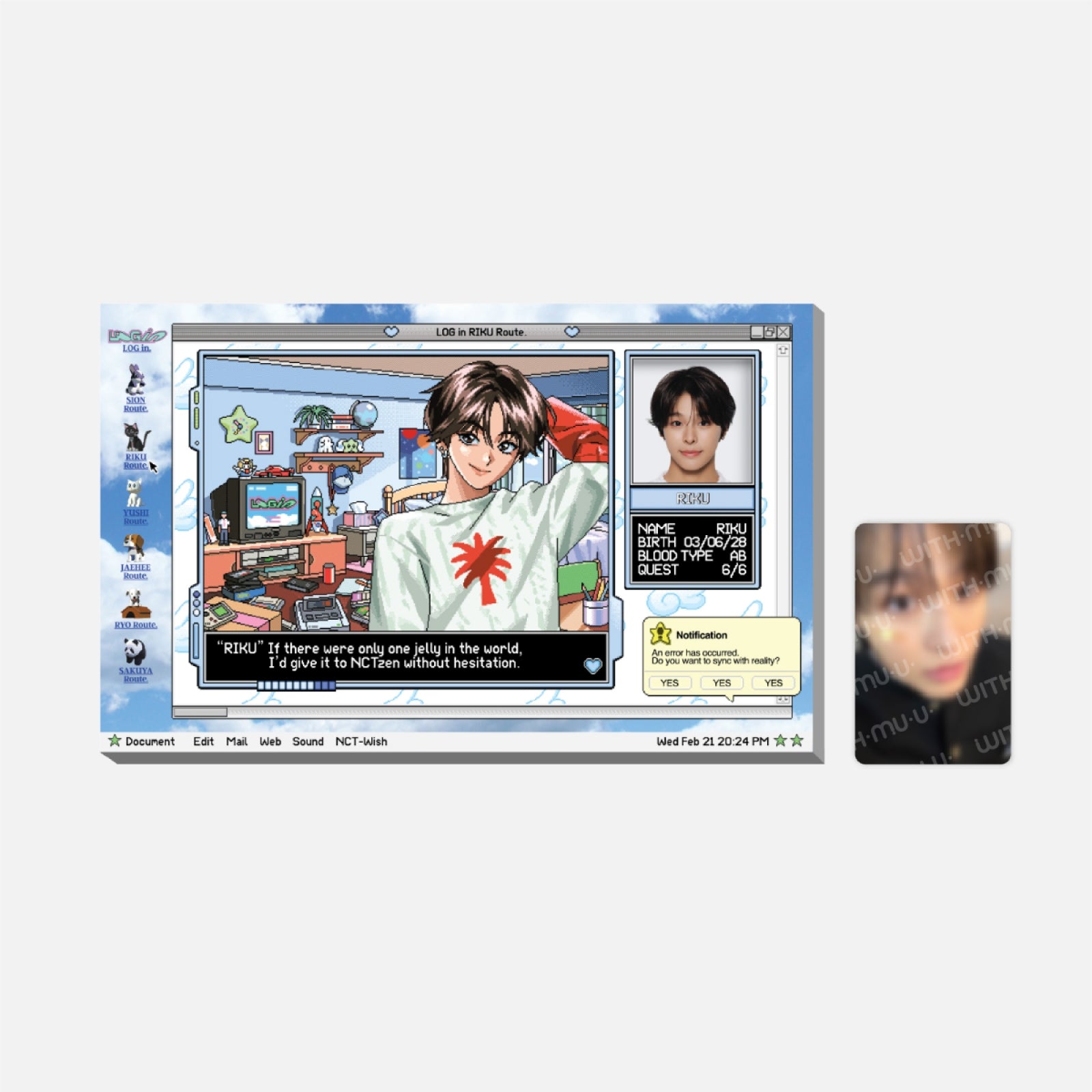 NCT WISH [ LOG in PHOTO SET ] 2025 NCT WISH ASIA TOUR LOG in SEOUL OFFICIAL MD