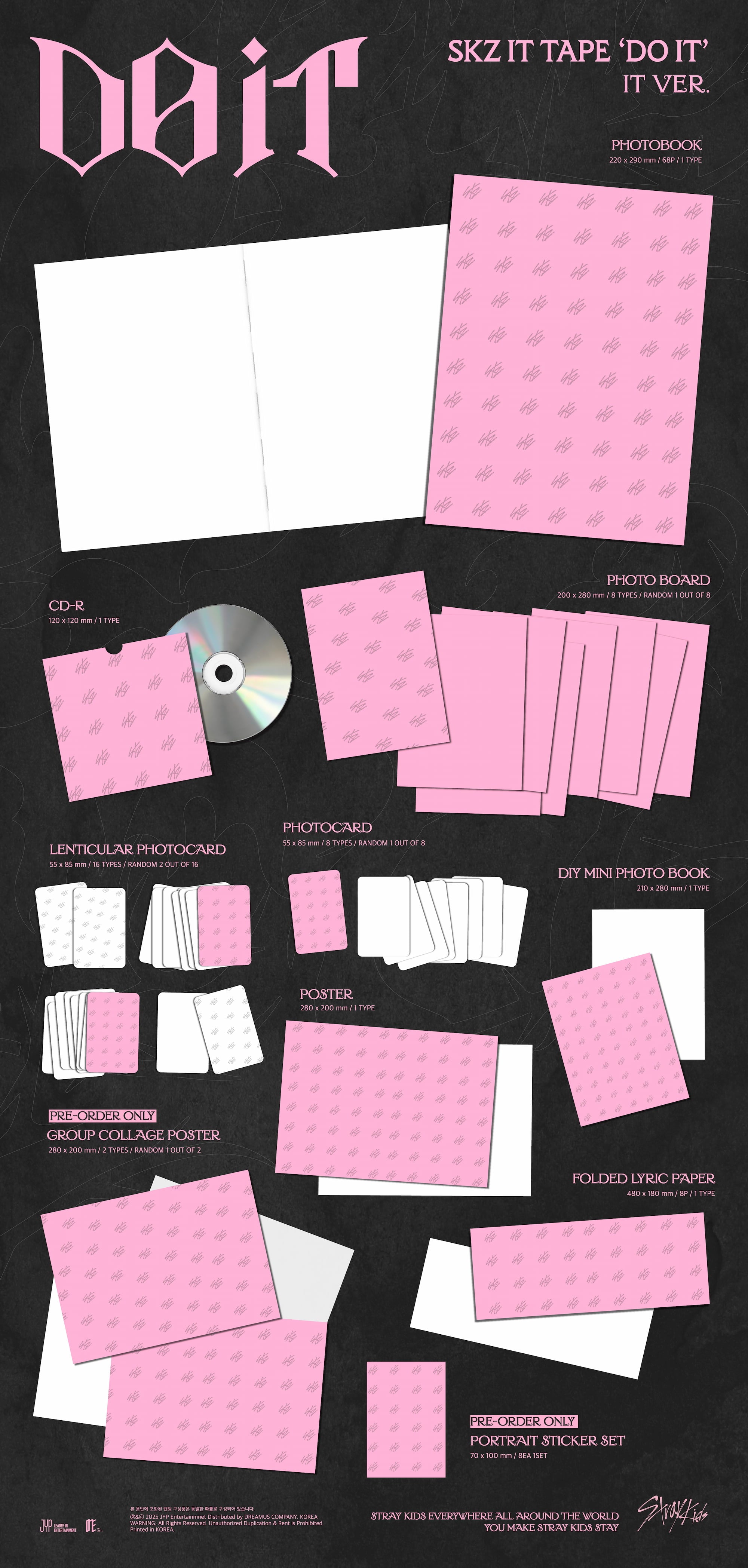 [PRE-ORDER] Stray Kids SKZ IT TAPE [DO IT] (IT VER.)