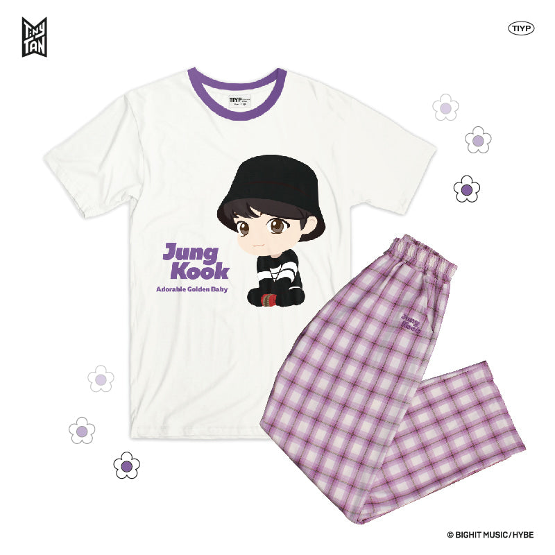 TinyTAN Checked Pattern Loungewear by TIYP - Jung Kook