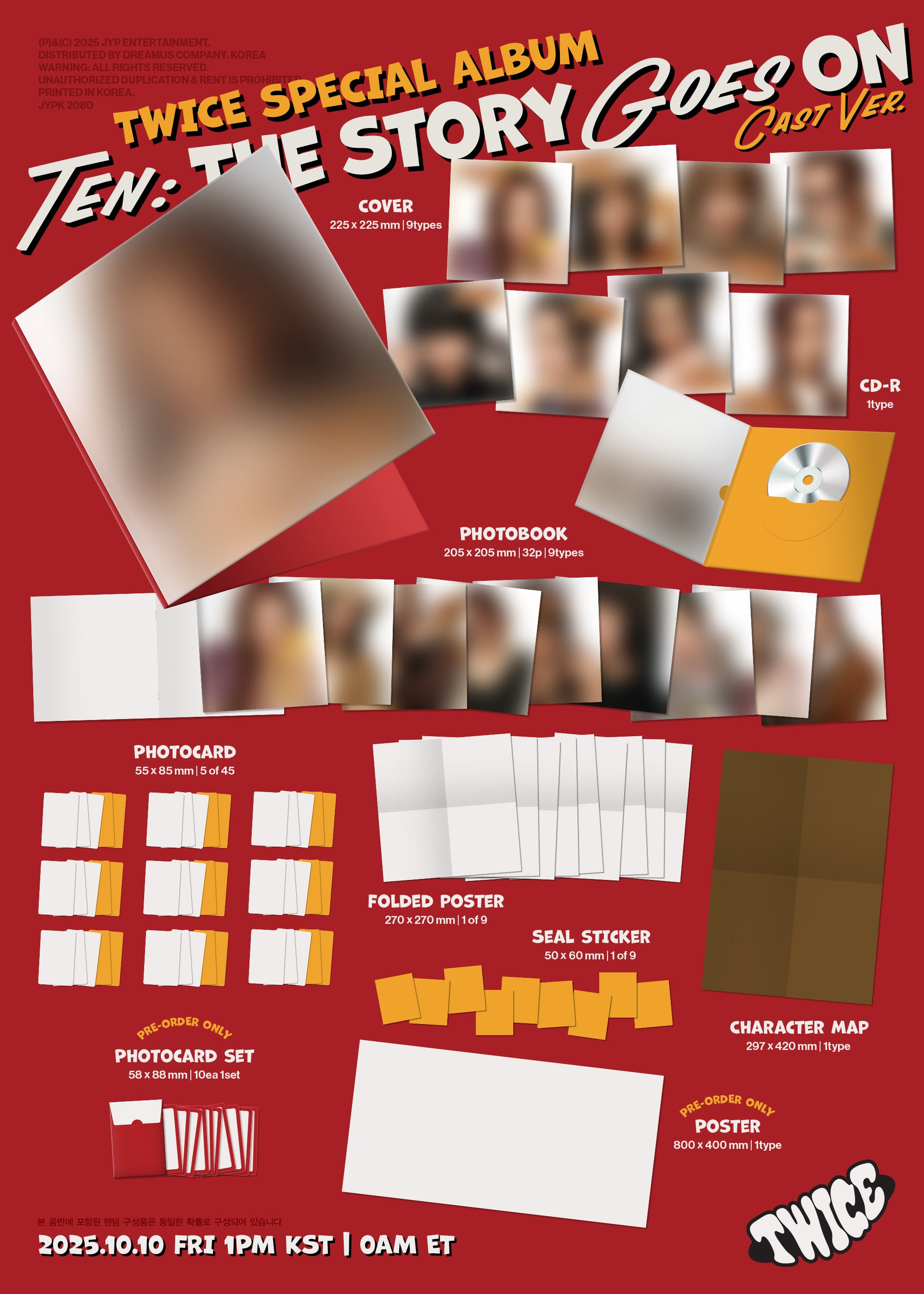 [PRE-ORDER] TWICE [TEN: The Story Goes On] (Cast Ver.)