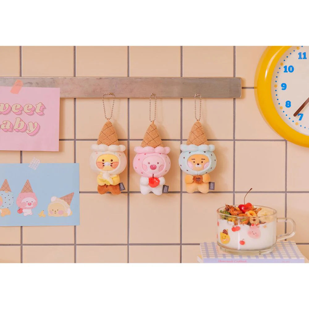 Sweet Baby Banana Bonbon Keyring Doll