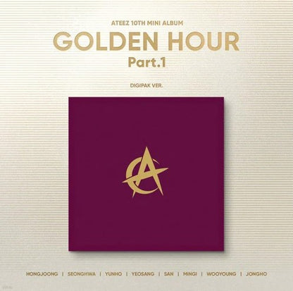 ATEEZ - 10th Mini Album [GOLDEN HOUR : Part.1] (Digipack ver.)