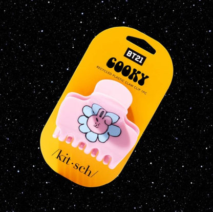 BT21 X KITSCH RECYCLED PLASTIC PUFFY CLAW CLIP
