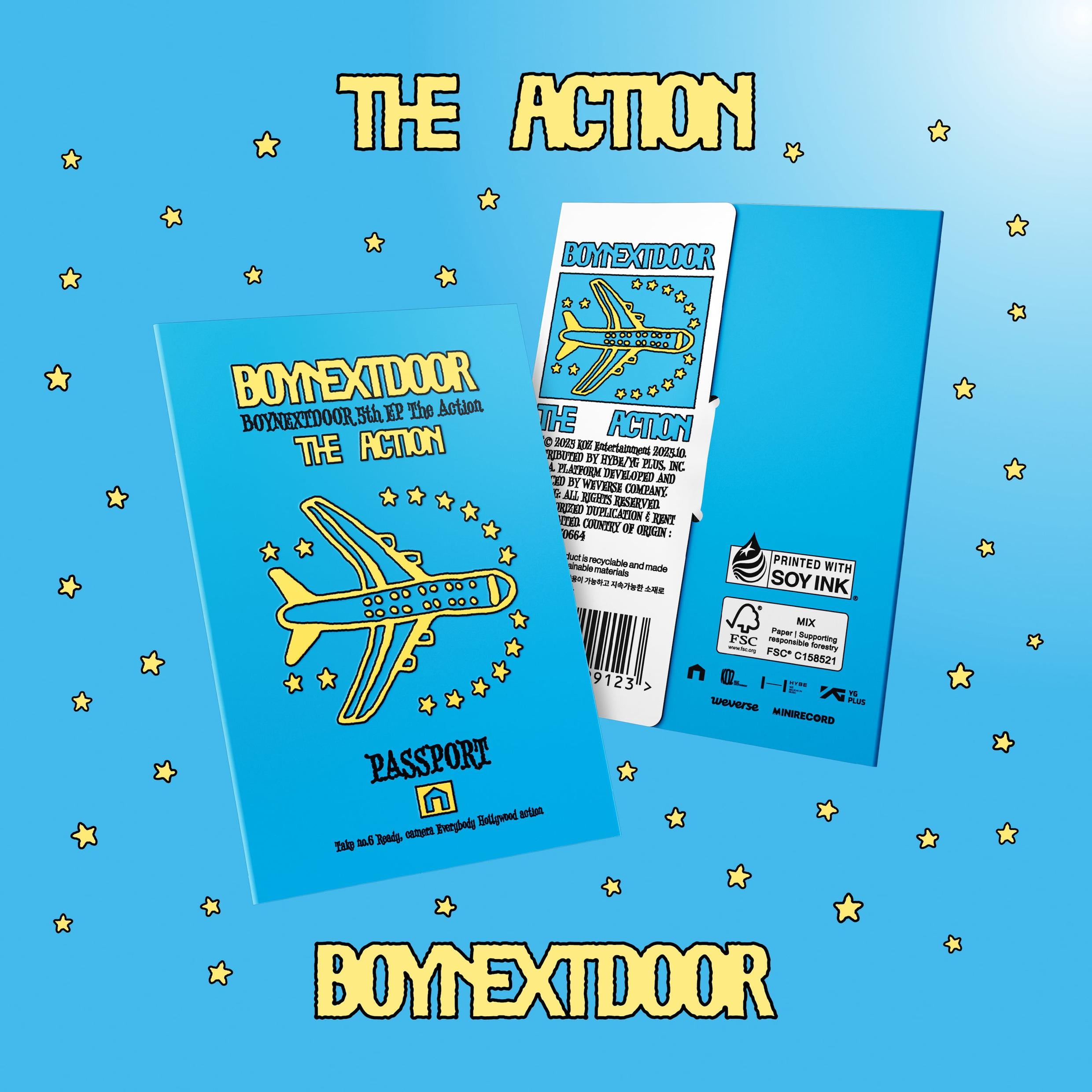 [PRE-ORDER] BOYNEXTDOOR 5th EP [The Action] (Weverse Albums ver.)