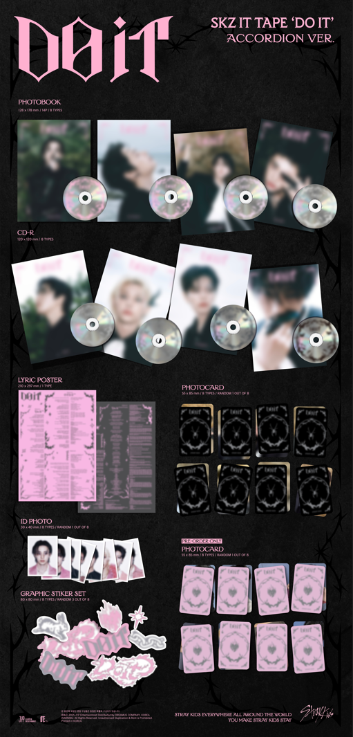 [PRE-ORDER] Stray kids SKZ IT TAPE [DO IT] (ACCORDION VER.)