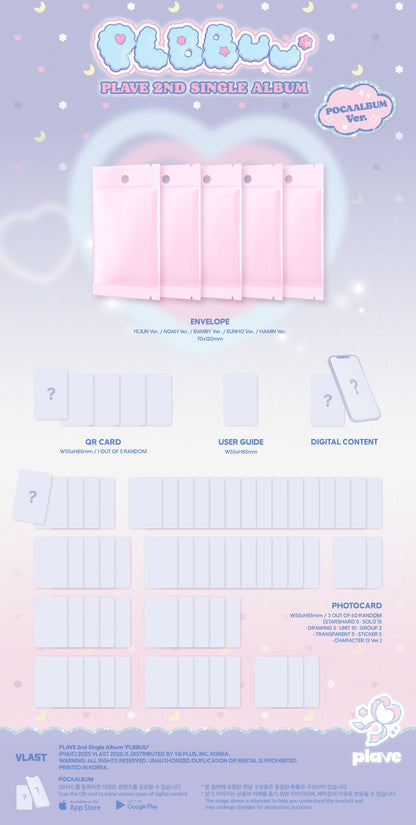 [PRE-ORDER] PLAVE 2ND SINGLE ALBUM 'PLBBUU' (POCAALBUM Ver.)