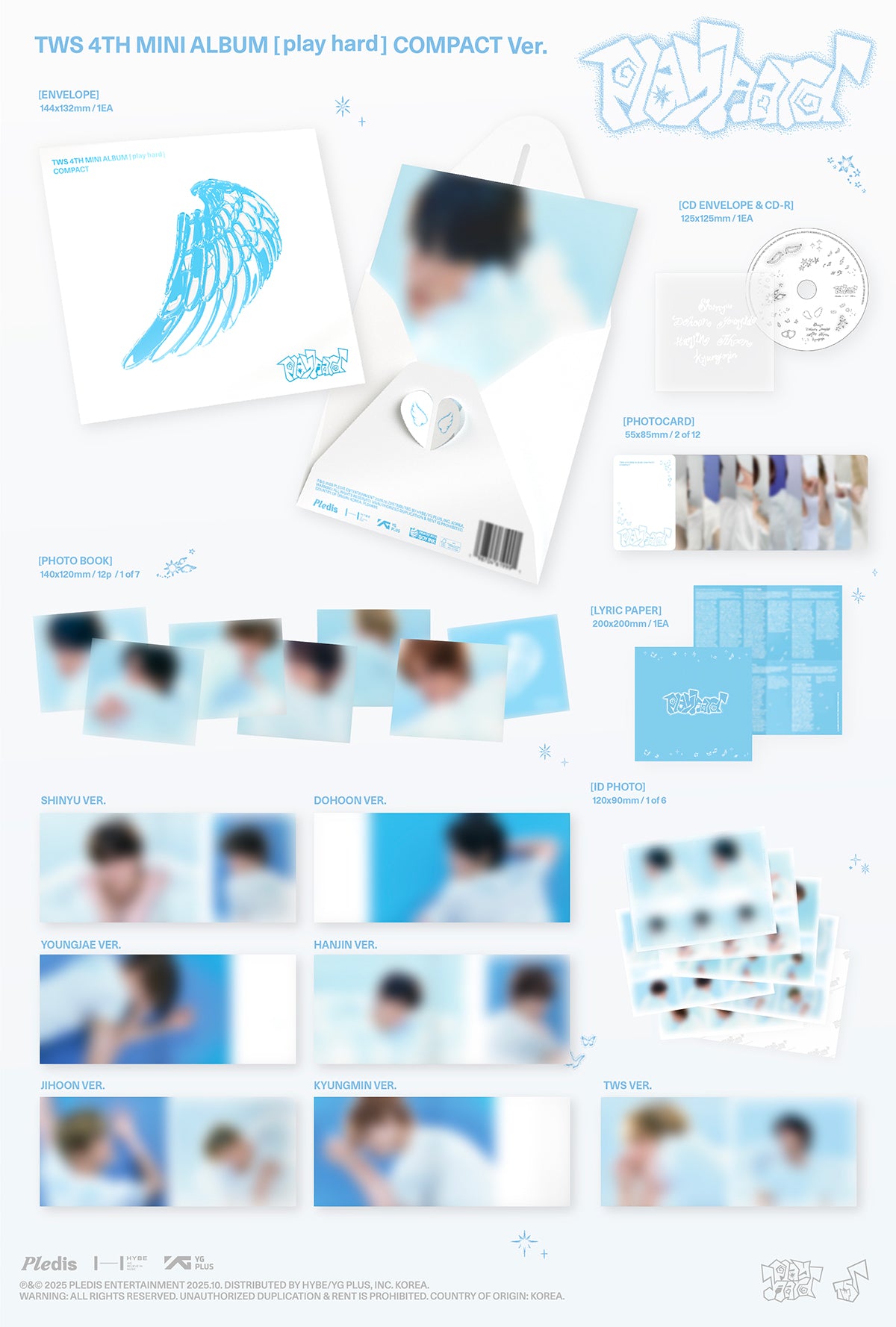 TWS 4th Mini Album ‘play hard’ (COMPACT Ver.)