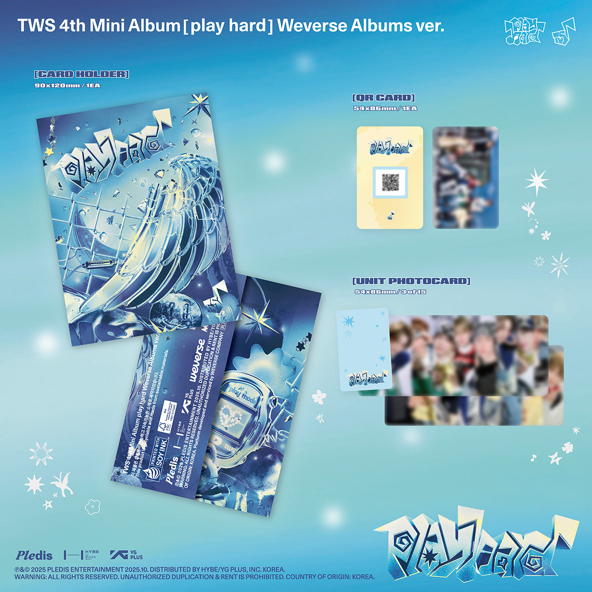 TWS 4th Mini Album ‘play hard’ (Weverse Albums ver.)