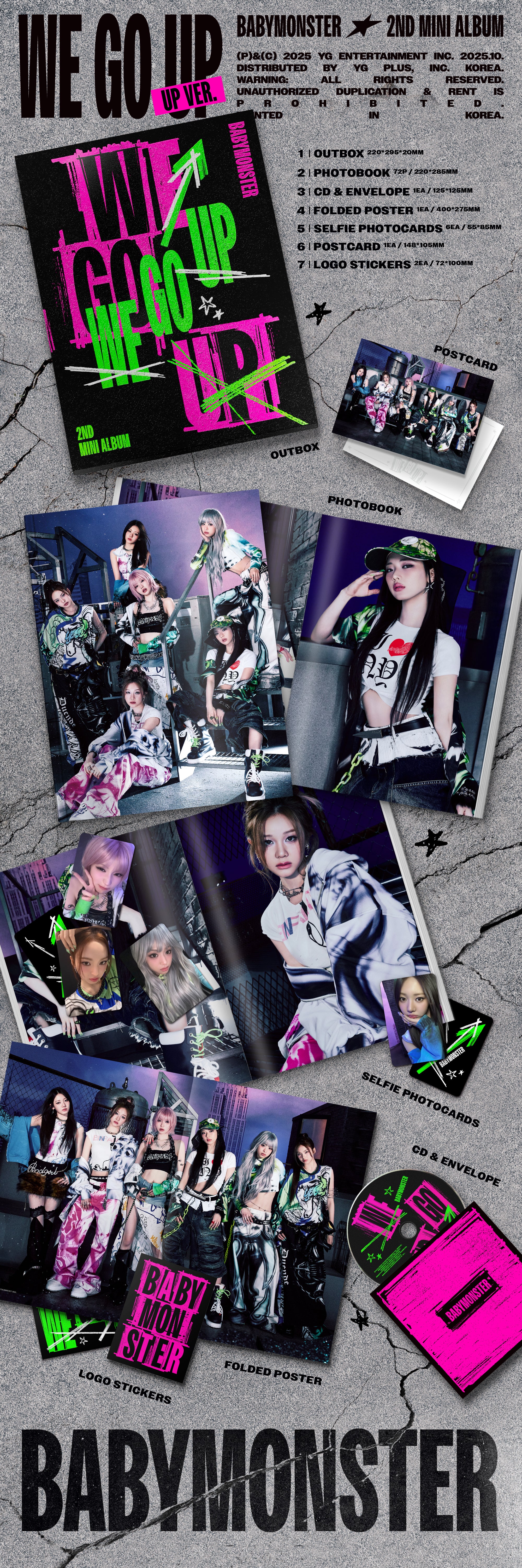 [PRE-ORDER] BABYMONSTER 2nd MINI ALBUM [WE GO UP]