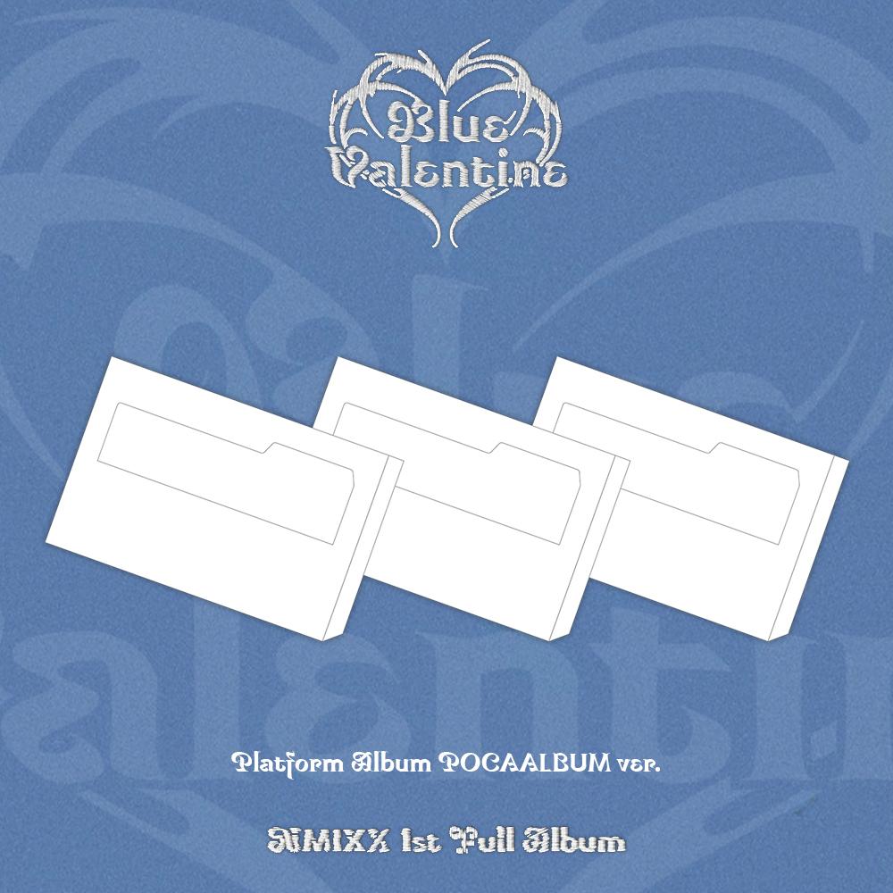 [PRE-ORDER] NMIXX 1st Full Album [Blue Valentine] (Platform Album POCAALBUM Ver.)