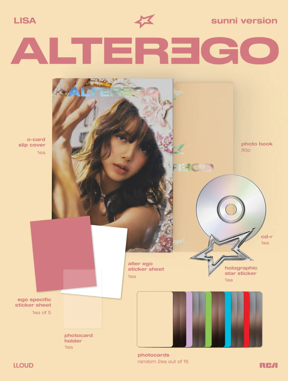 LISA [Alter Ego] (photobook sunni ver.)