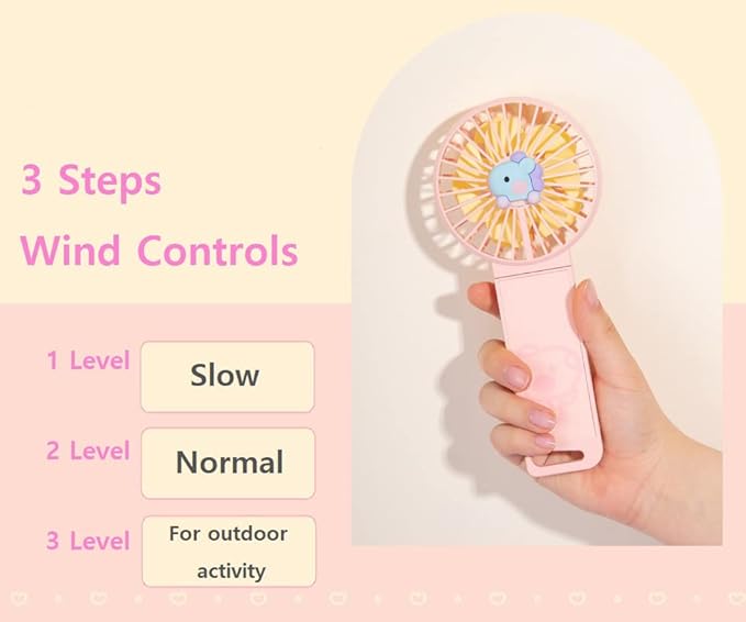 BT21 minini Dual Blade Handy fan