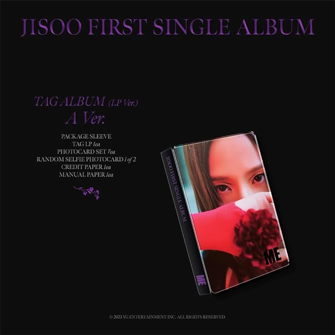 JISOO - JISOO FIRST SINGLE ALBUM [ME] YG TAG ALBUM (LP Ver.)