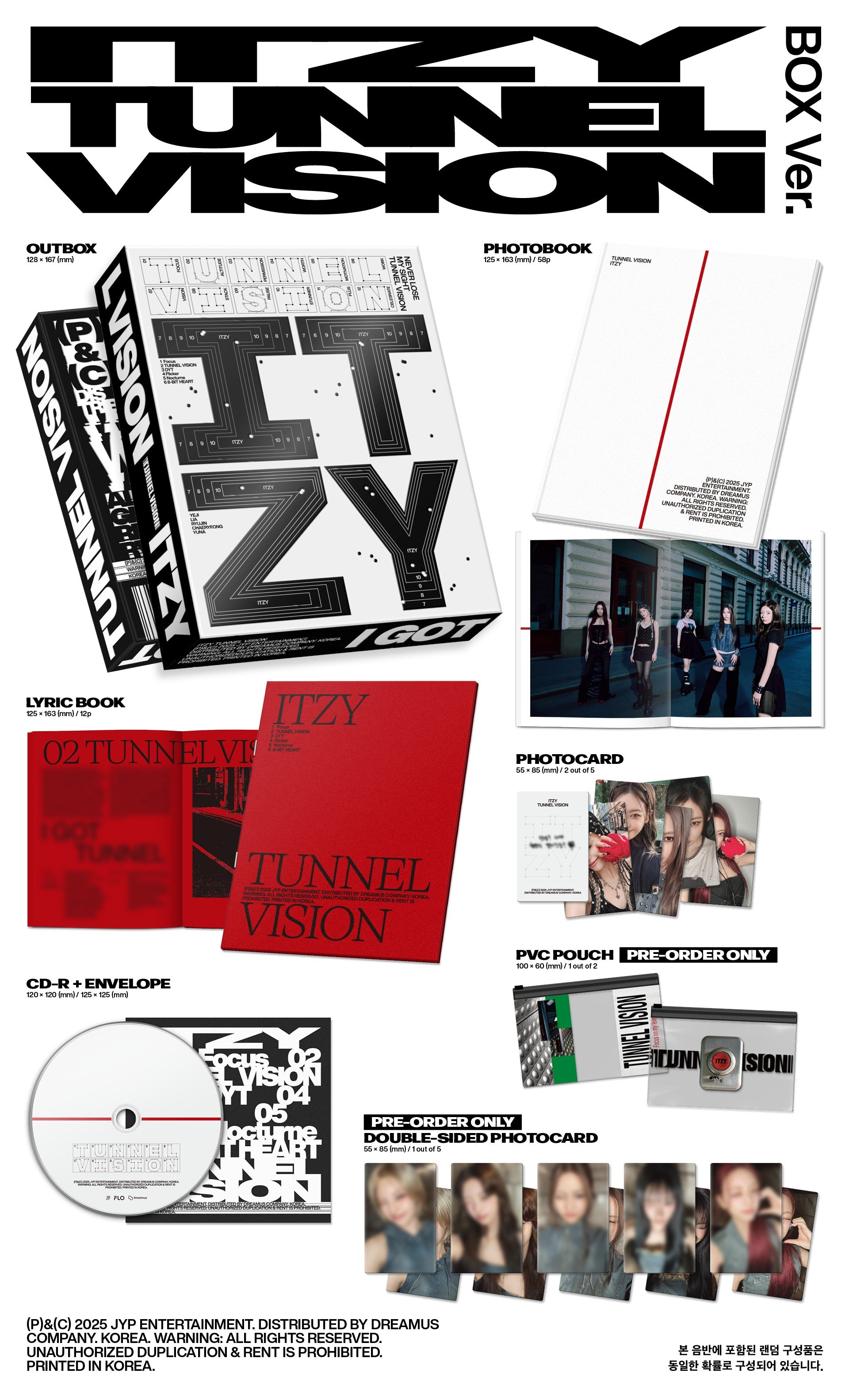 [PRE-ORDER] ITZY [TUNNEL VISION] (Box Ver.)