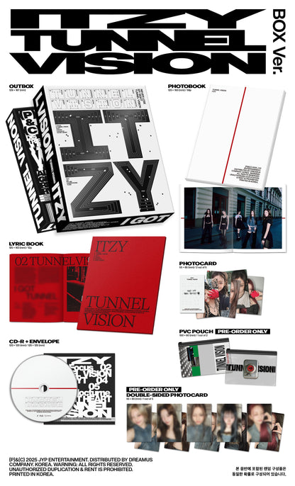 [PRE-ORDER] ITZY [TUNNEL VISION] (Box Ver.)