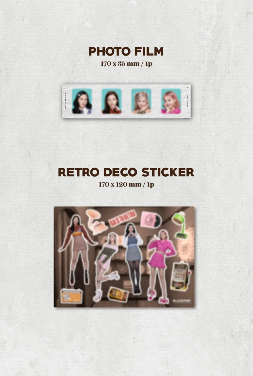 BLACKPINK [BLACKPINK THE GAME PHOTOCARD COLLECTION] BACK TO RETRO