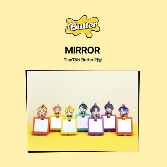 BTS TinyTan Butter Mirror Keyring