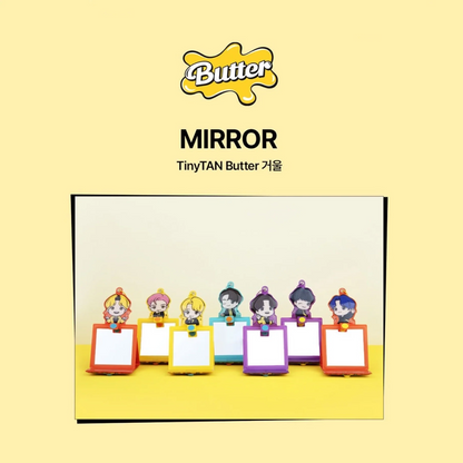BTS TinyTan Butter Mirror Keyring