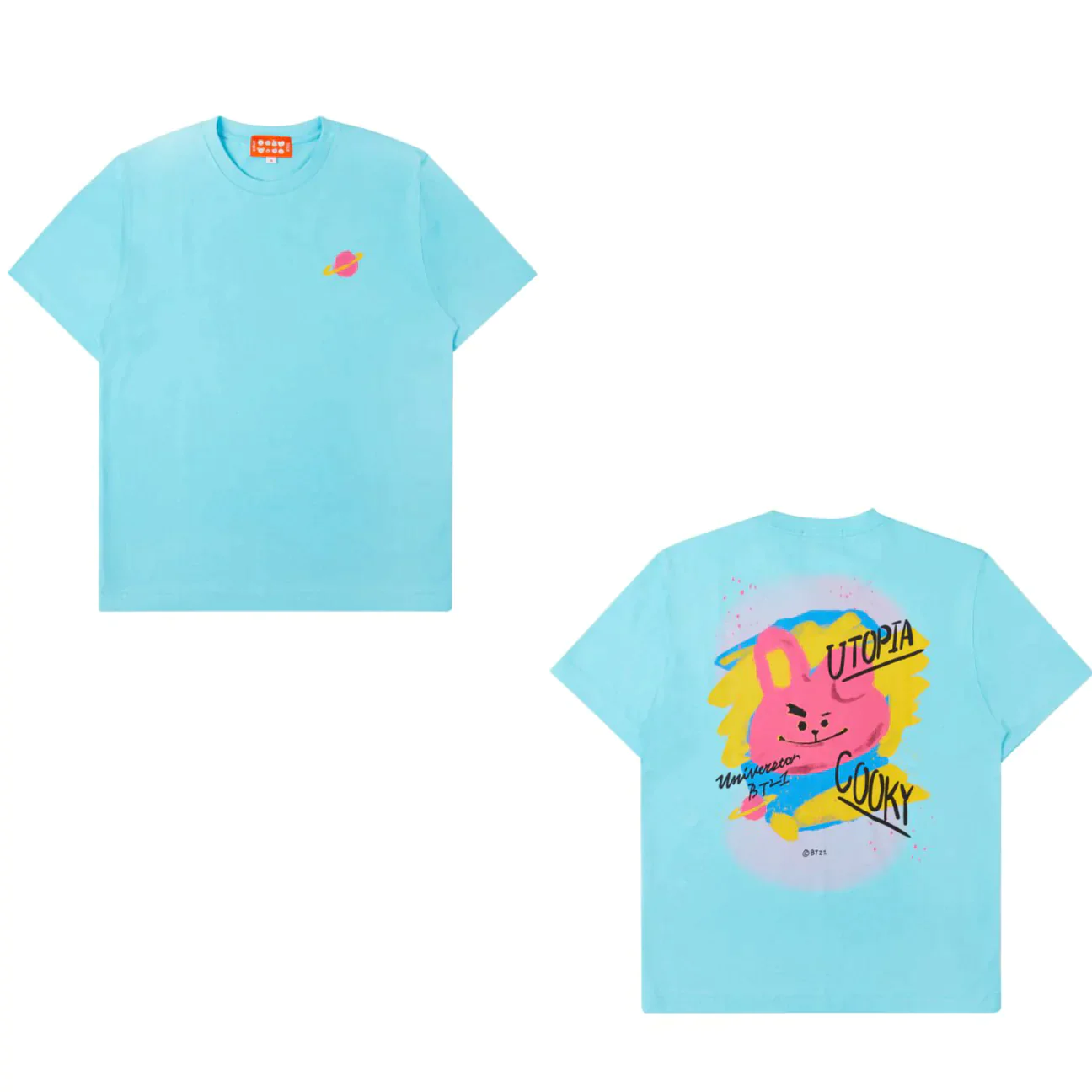 BT21 UTOPIA SHORT SLEEVE T-SHIRT COOKY