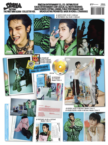 TAEYONG - [SHALALA] 1st Mini Album COLLECTOR Version