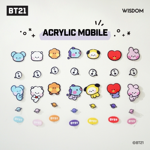 BT21 ACRYLIC MOBILE