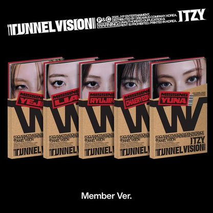 [PRE-ORDER] ITZY [TUNNEL VISION] (Member Ver.)