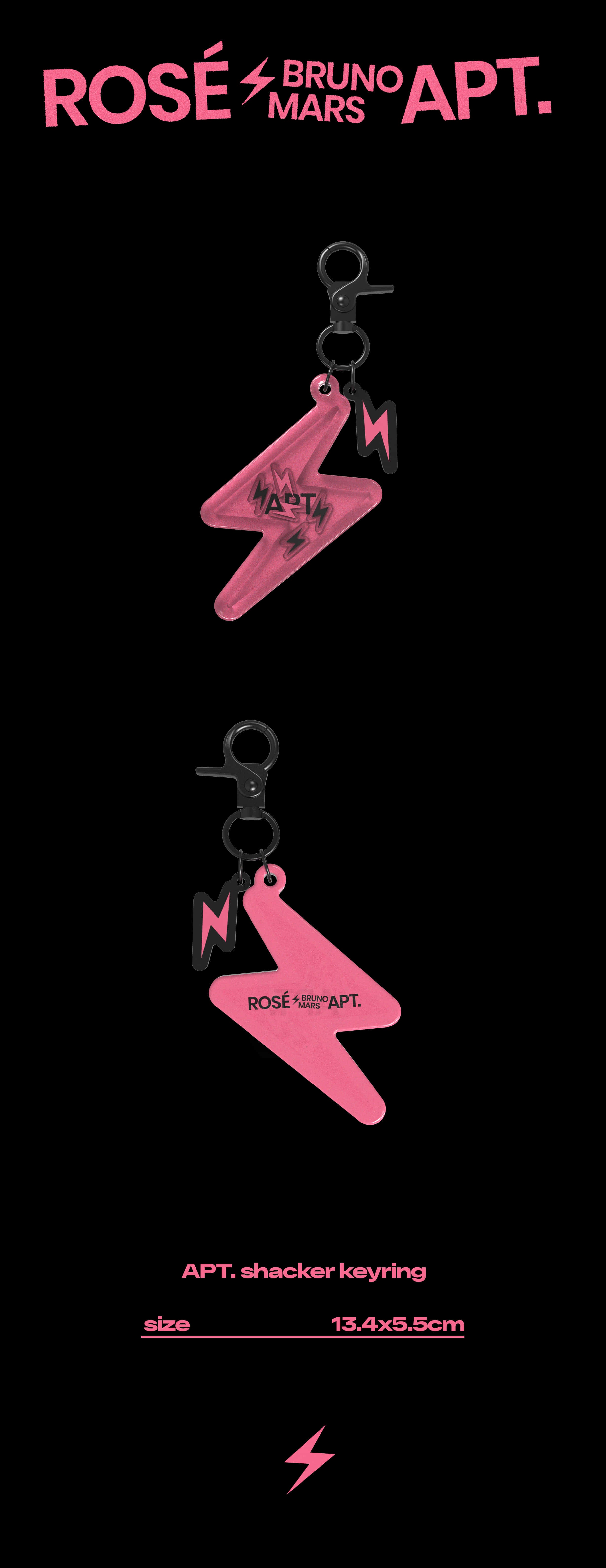 ROSÉ APT. SHAKER KEYRING